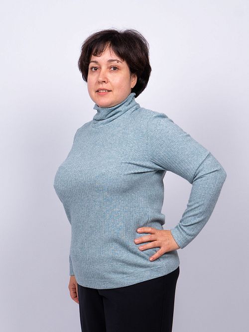 232-21214-52/53 Водолазка женская зеленый LADY SHARM 