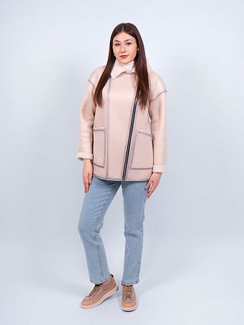 W9586 Дубленка женская Baimuni 