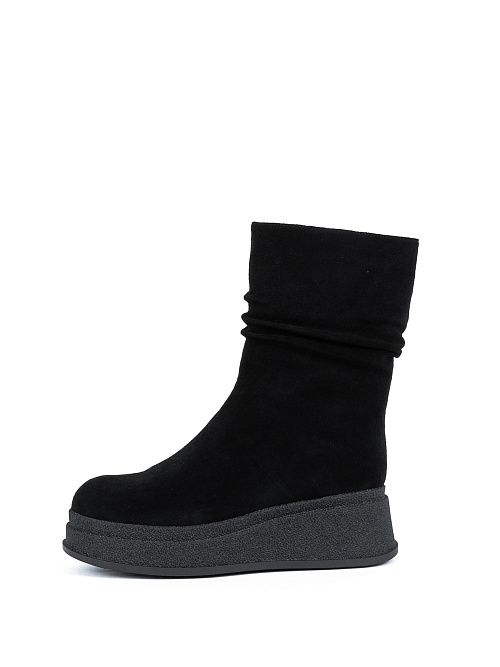 XJU-42216-2A-SW Полусапоги женские черный Madella 