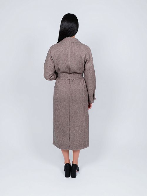 KR-309-МЗ-кор Пальто женское коричневый 365 