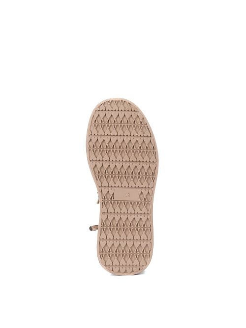 XUS-52468-2D-KF Ботинки женские натуральная кожа бежевый Madella 