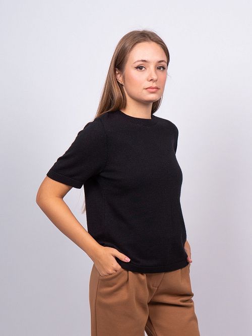 EB30118 Джемпер женский черный VERY NEAT 