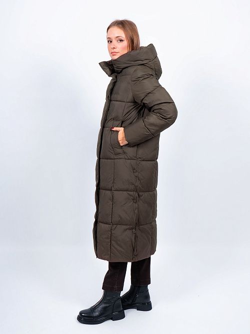 GWD4621I-G152 Пальто женское зеленый ICEbear 