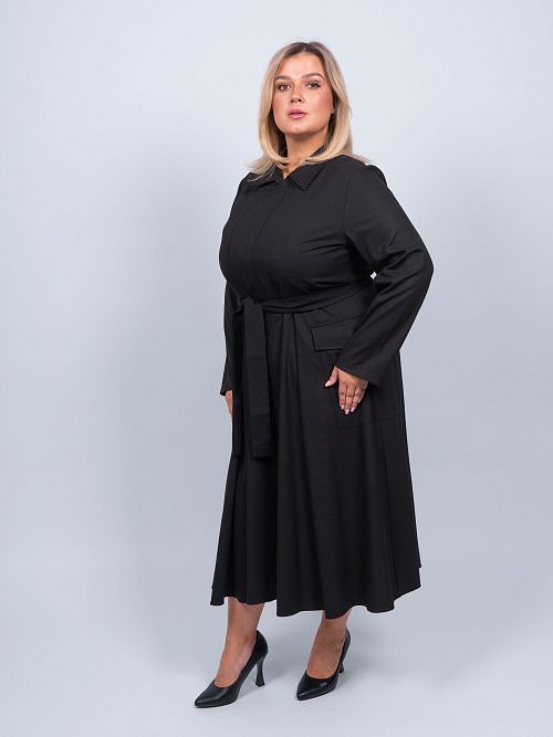 249608 Платье женское черный MIRA MIA 