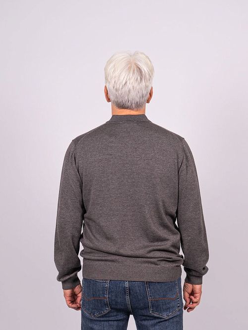 823-0605.O019.Y001.L.S0101 Поло мужской серый LUXOR 