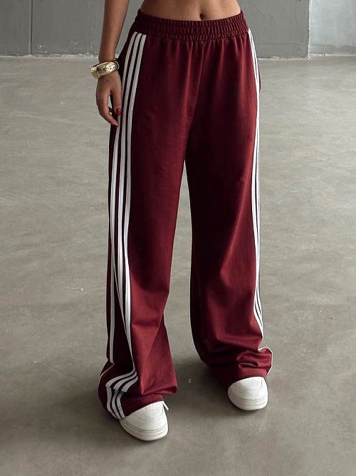 4602 Брюки спортивные женские бордовый GIRL 