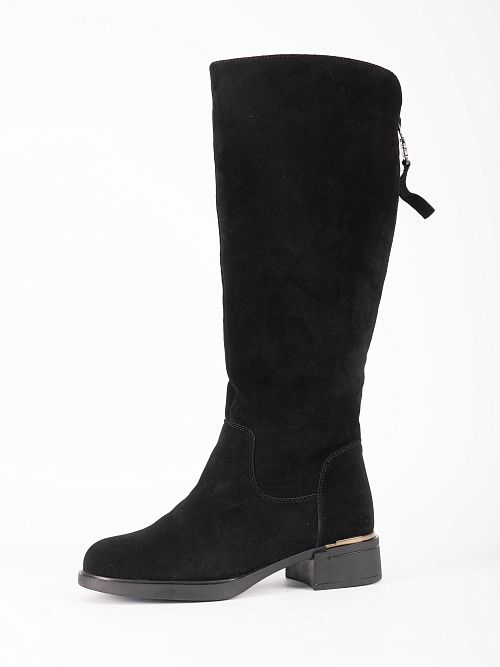 XMG-52794-4A-SW Сапоги женские натуральная кожа черный Madella 