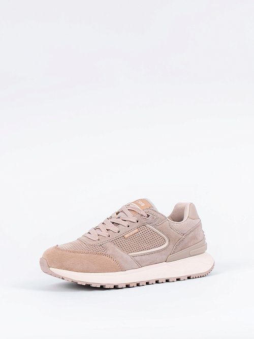 F7602-9 Кроссовки женские бежевый STROBBS 