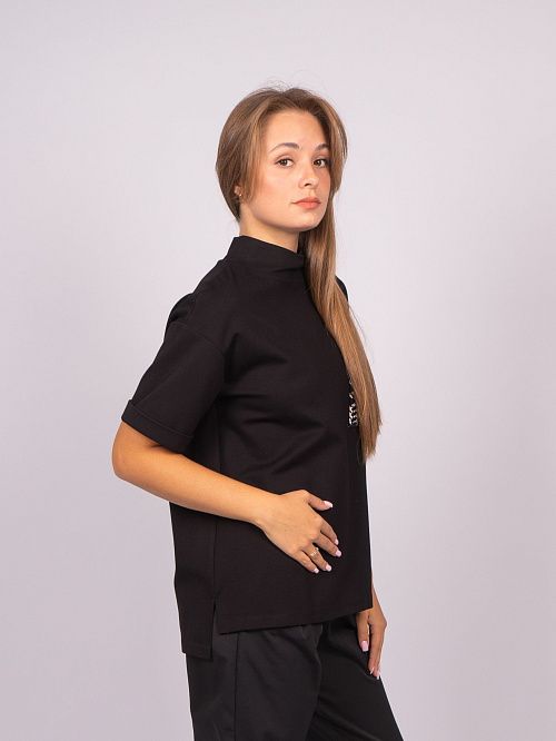 242020 Блузка женская черный MIRA MIA 