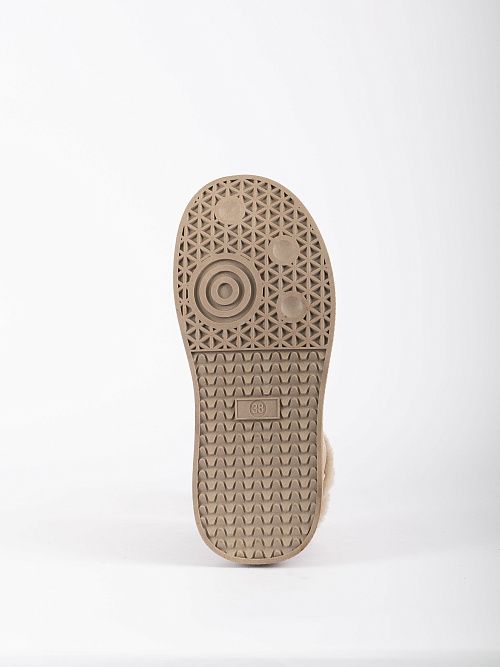 XJR-52248-1D-SW Ботинки женские натуральная кожа бежевый Madella 