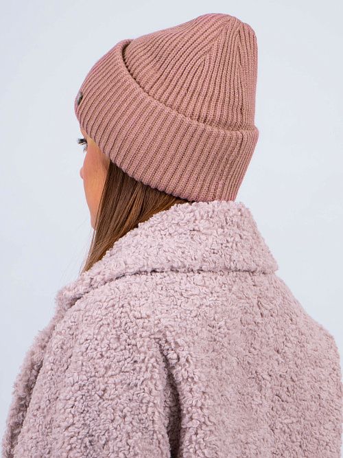 ЗЕТА Шапка женская пудровый MISKORKI 