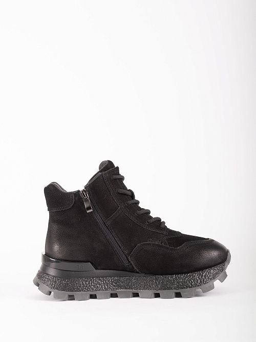 V8A80285-1ZM Ботинки женские натуральная кожа черный 365 