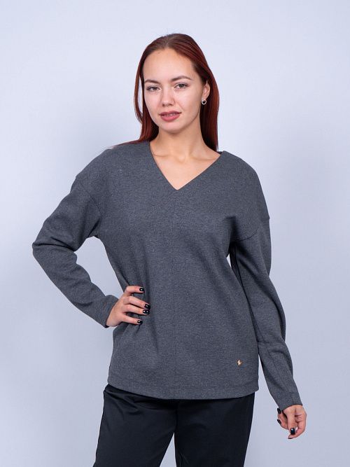 EBT3175 Полувер женский серый VERY NEAT 