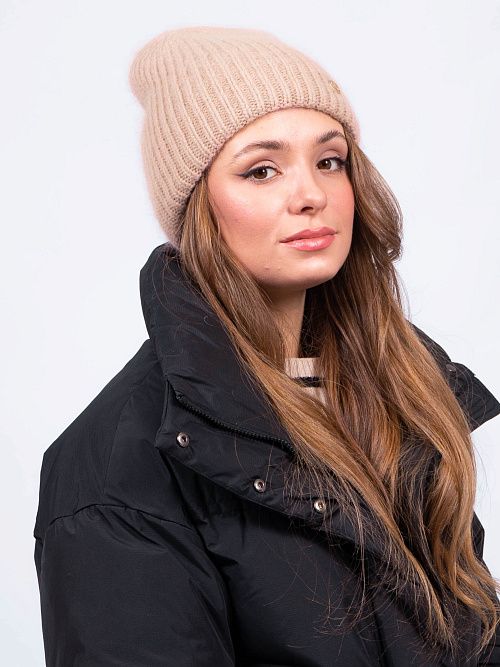 ТЕММИ Шапка женская какао ELITE LINE 