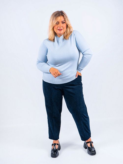 Брюки Салей женские синий KЛЮКVА 