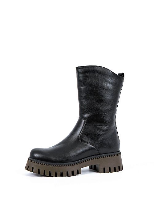 F1F2 3V381-75U08 Полусапоги женские черный Francesco Donni 