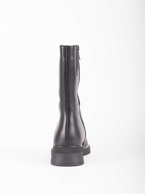 XUS-52472-2A-KW Полусапоги женские натуральная кожа черный Madella 