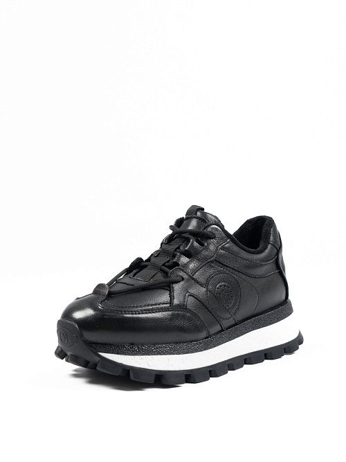 8330-RA6115-1 Полуботинки женские натуральная кожа черный 365 