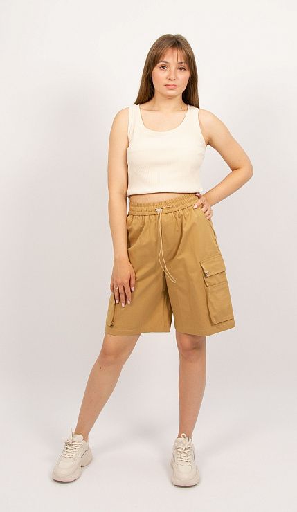 8353 Шорты женские коричневый MODA 