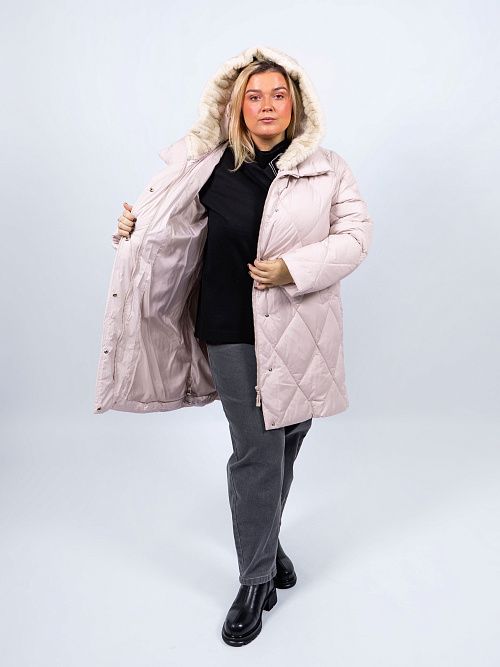 GWD4670I-G206 Куртка женская бежевый ICEbear 