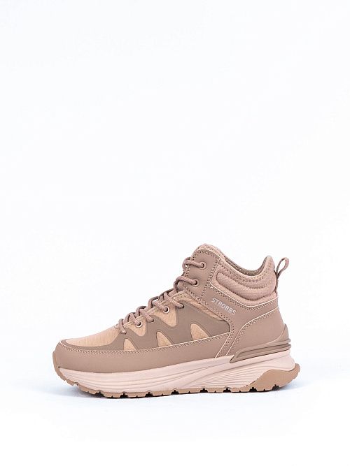 F8474-25 Ботинки женские темно-бежевый STROBBS 