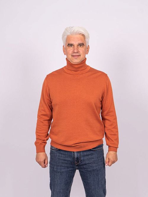 823-0604.O019.Y001.L.R0341 Водолазка мужская оранжевый LUXOR 