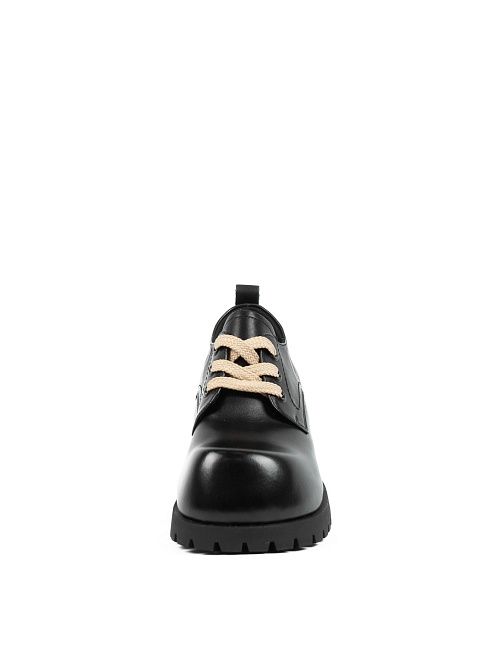 V8A80165-3 Полуботинки женские натуральная кожа черный 365 