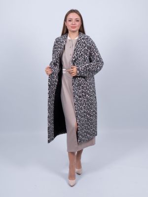 DM-ЖИЗЕЛЬ Пальто женское черно-белый Dolche Moda