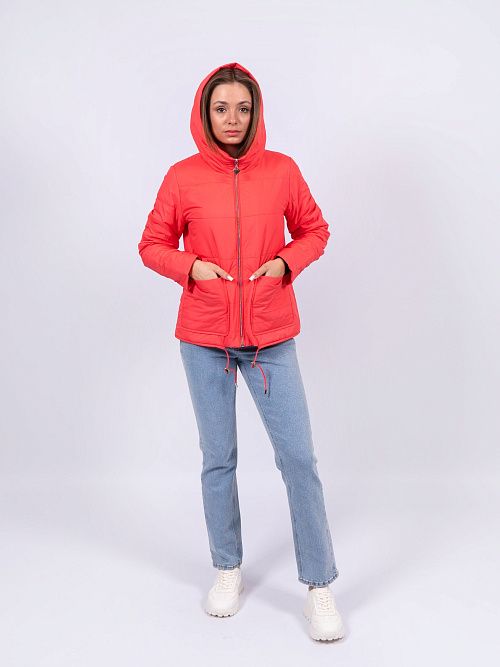 5253-346 Куртка женская коралловый ICEBEAR 