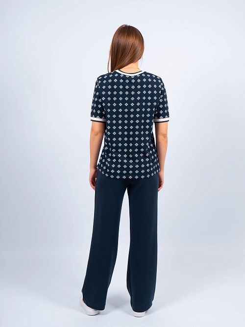 ЕВТ4074/ Брюки женские индиго VERY NEAT 