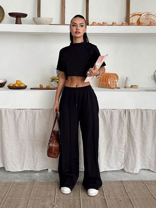 4615 Кофта женская черный GIRL 