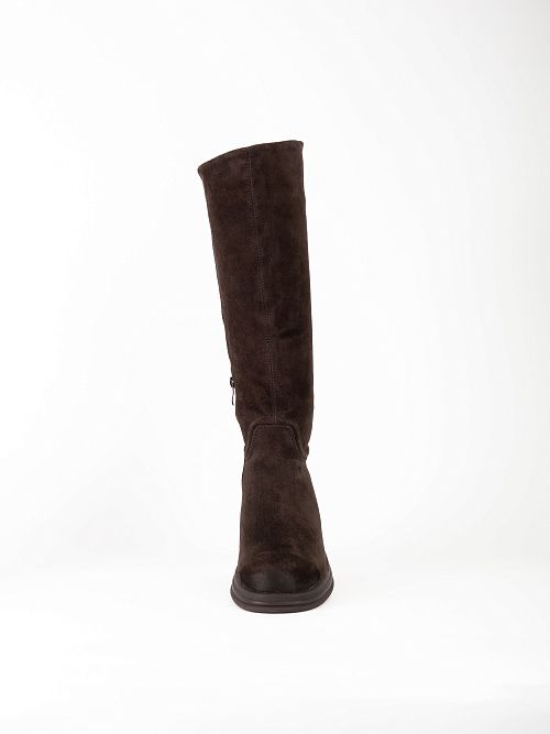 JA295Y-K595-P1375BM Сапоги женские натуральная кожа коричневые 365 