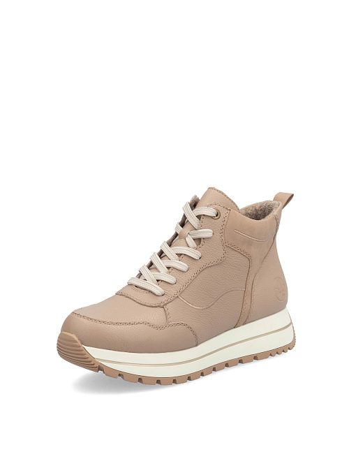 N4004/20 Ботинки женские бежевый Rieker 