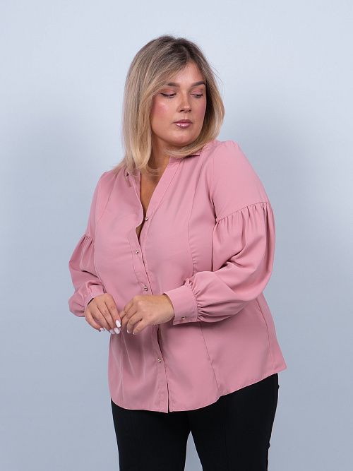 Леонардо Блузка женская пудра ZAR STYLE 