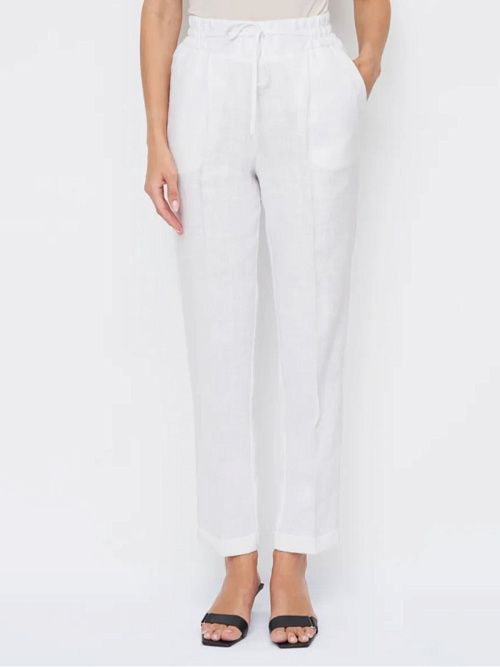 52108-БР Брюки женские белый ELECTRA STYLE 