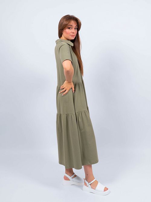 ЕВТ5050/ Платье женское хаки VERY NEAT 