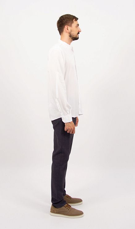 820-1257.T062.Y002.L.W0011 Рубашка мужская белый LUXOR 