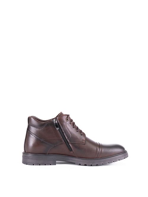 717 brown Ботинки мужские натуральная кожа коричневый Shach 