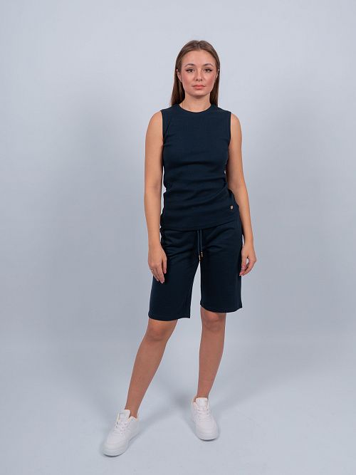 EBT4014 Шорты женские синий VERY NEAT 