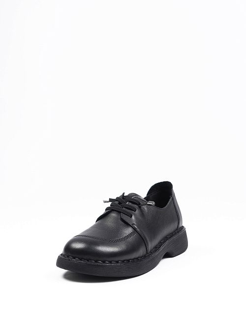 V8A80149-1 Туфли женские натуральная кожа черный 365 