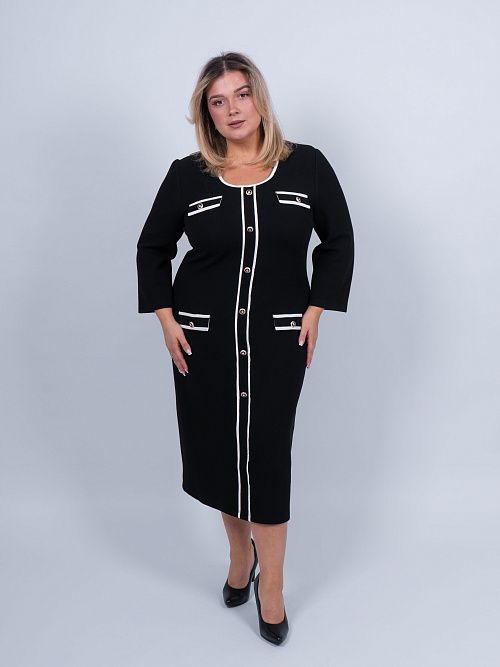 343809201B Платье женское черный PHARDI 