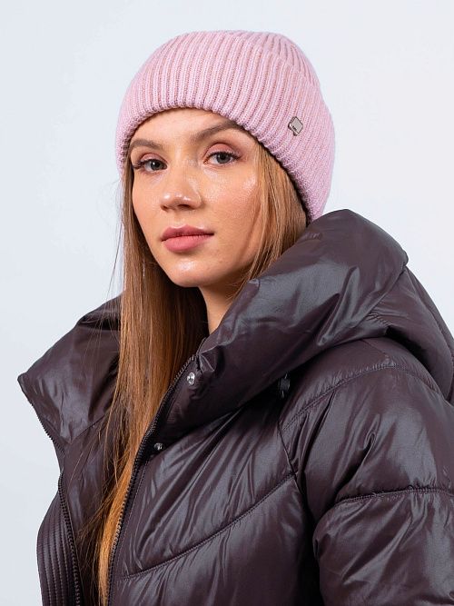 ЗЕТА Шапка женская бледно-пудровый MISKORKI 