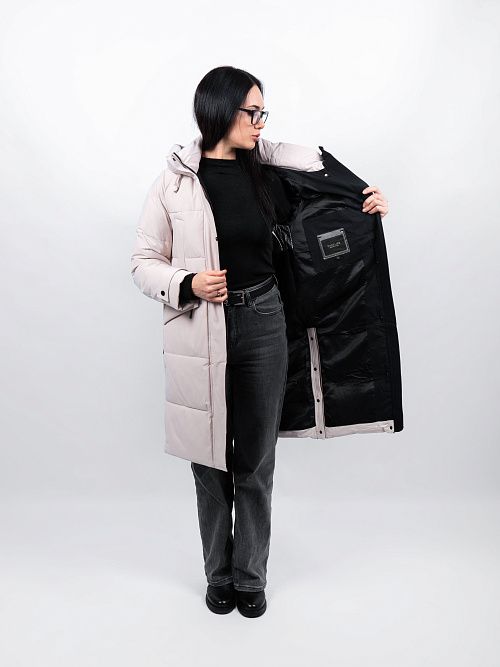 GWD4675I-G625 Пальто женское бежевый ICEbear 