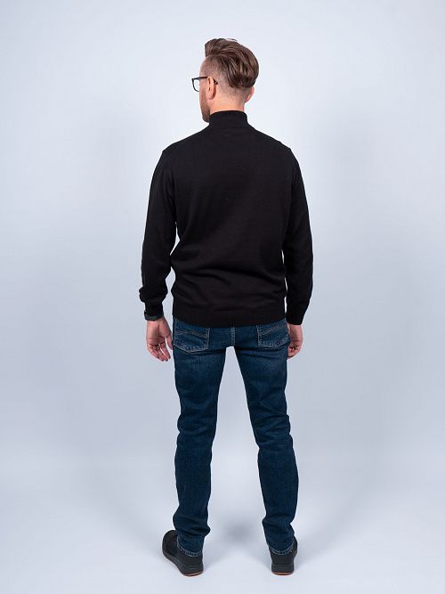 823-0606.O019.Y001.L.S0401 Водолазка мужская черный LUXOR 