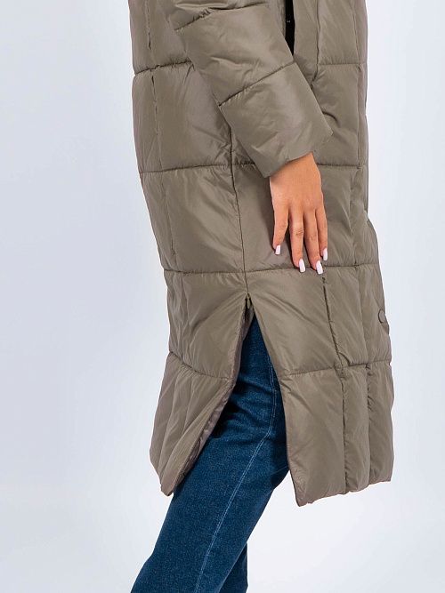 GWD3906I-G873 Пальто женское зеленый ICEbear 