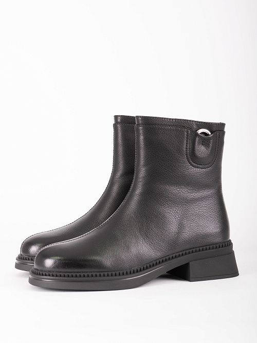 JA266-K415-1ZM Ботинки женские натуральная кожа черный 365 