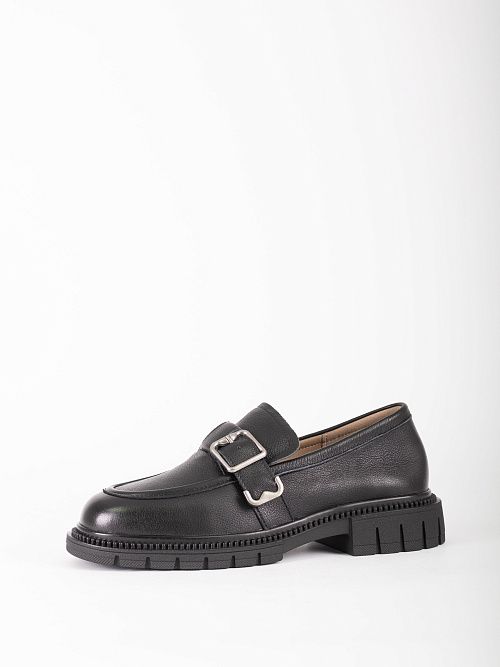 AS856-227-17 Туфли женские натуральная кожа черный 365 