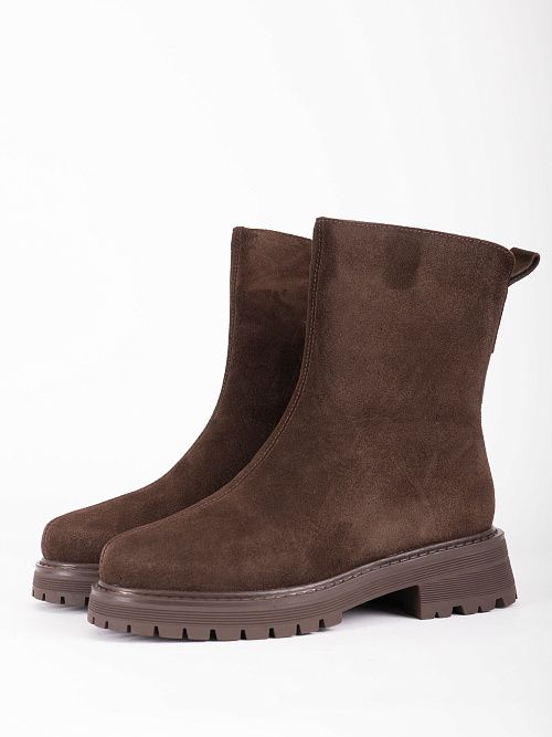 AS738-L5328-ZX170ZM Ботинки женские натуральная кожа коричневый 365 