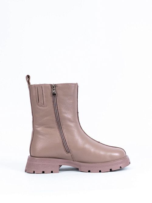 DH-W24-WLM3-68039-4(L) Полусапоги женские бежевый Covani 