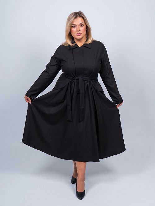 249608 Платье женское черный MIRA MIA 